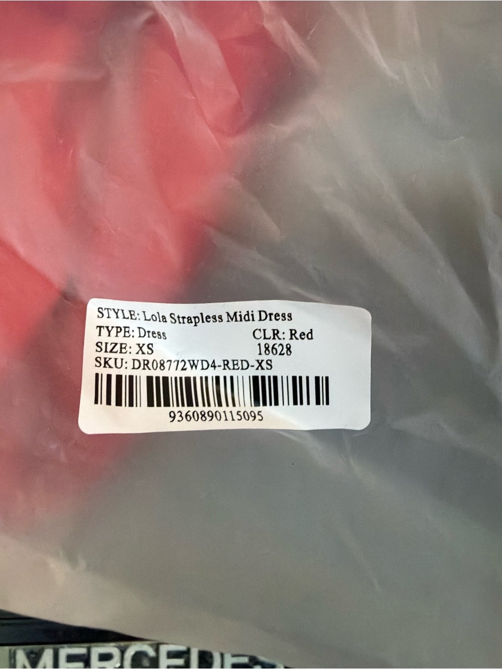 Lola Strapless Midi Dress - Picture 2 of 2